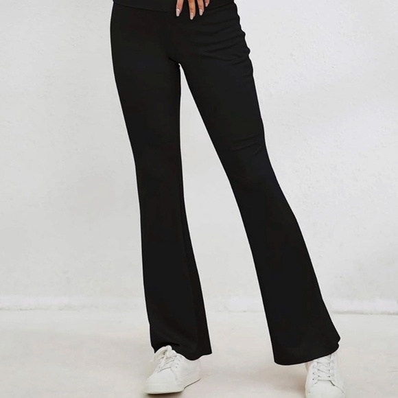 NEW! Supreme Fashion-Two Piece Skinny Jogger Set,Solid Black Elastane Fit Sz Med - Picture 5 of 7